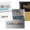 PREMIUM REUSABLE NAME BADGE, 50 X 50 MM, 12, 18 AND 24 MM STICKY LABEL - Image 3
